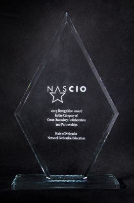 NASCIO award plaque